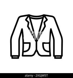 Blazer icon vector logo set collection for web app ui Stock Vector