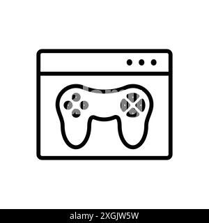 Game developing icon vector logo set collection for web app ui Stock Vector