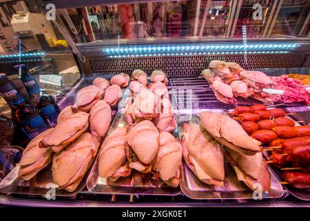 Mercado Central Cádiz (Central market), Cadiz, Spain. Stock Photo