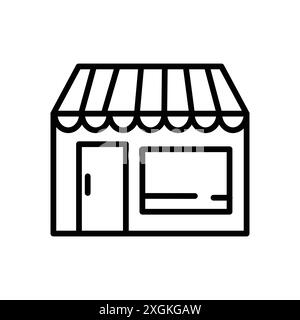 SME icon logo sign vector outline in black and white color Stock Vector