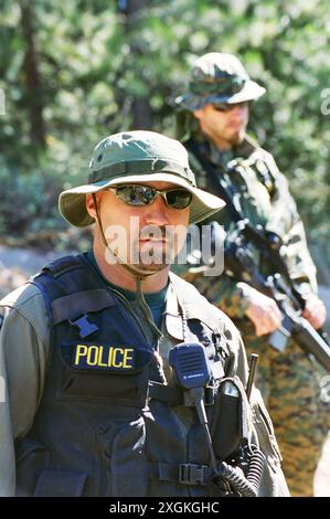 Aug 30, 2006; Fresno, California, USA; John Walters, Director of President Bush's Office of National Drug Control Policy, toured a marijuana growing operation in California. Predominantly run by violent Mexican drug cartels, almost 80% of the illegal gardens are planted on state or federal public land. Director Walters announced almost million in additional funding for California's Campaign Against Marijuana Planting (CAMP). Within the last year, the multi-agency CAMP program has seized over 1 million plants worth an estimated .5 billion.(Credit image: © Matt Bowers/ZUMA Press Wire) EDITORIAL Stock Photo