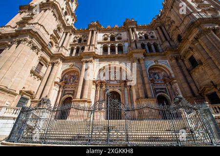 Santa Iglesia Catedral Basílica de la Encarnación (Malaga Cathedral), old town, malaga, Spain. Stock Photo