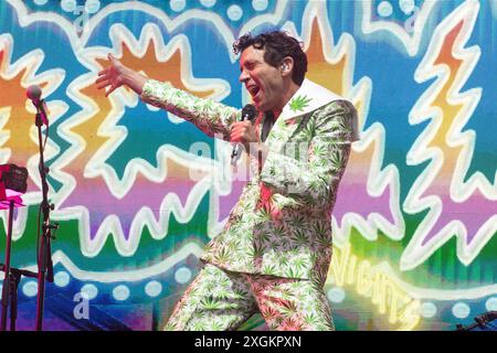 London, UK. 09 Jul 2024. Mika (born Michael Holbrook Penniman Jr.) performs at Kew The Music in Kew Gardens. Credit: Justin Ng/Alamy Live News Stock Photo