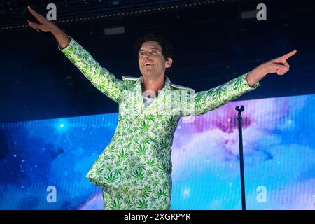 London, UK. 09 Jul 2024. Mika (born Michael Holbrook Penniman Jr.) performs at Kew The Music in Kew Gardens. Credit: Justin Ng/Alamy Live News Stock Photo