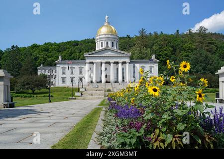Vermont State Capitol Building, Montpelier Stock Photo