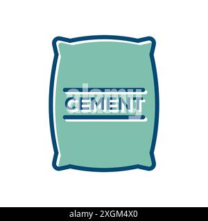 cement icon vector design template in white background Stock Vector