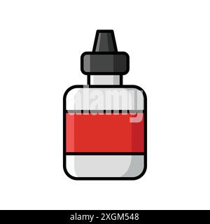 eye drops icon vector design template in white background Stock Vector