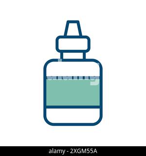 eye drops icon vector design template in white background Stock Vector