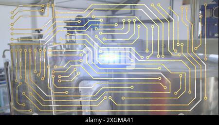 Refinery Programming Computer Image of processor socket over refinery Stock Photo - Alamy