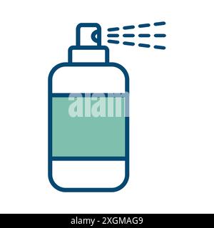 spray icon vector design template in white background Stock Vector