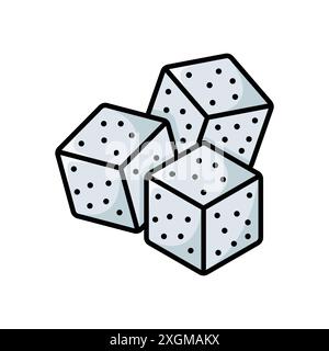 sugar icon vector design template in white background Stock Vector