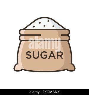 sugar icon vector design template in white background Stock Vector