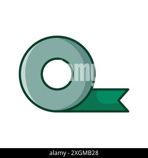 tape icon vector design template in white background Stock Vector