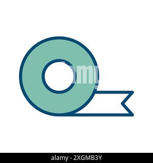 tape icon vector design template in white background Stock Vector