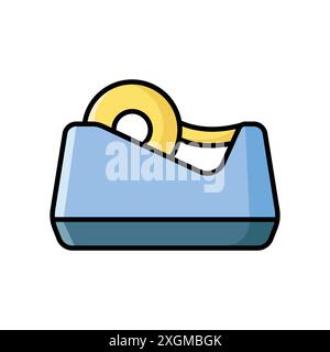 tape dispenser icon vector design template in white background Stock Vector