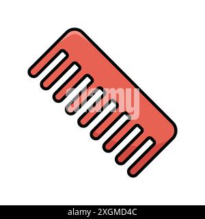 comb icon vector design template in white background Stock Vector