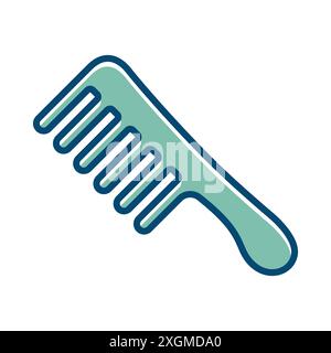 comb icon vector design template in white background Stock Vector