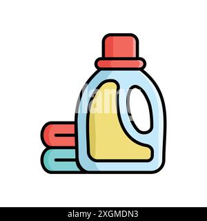 detergent icon vector design template in white background Stock Vector