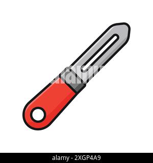 peeler icon vector design template in white background Stock Vector