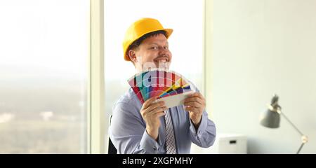 Graphic Designer Holt Architectural Color Palette Stock Photo