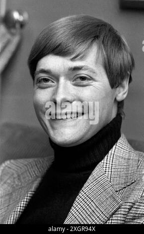 SIMON WARD British stage and film actor in Stockholm 1972 to launch the film  Young Winston Stock Photo