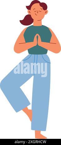 Reiki healing energy, woman in pose lotus Stock Vector Image & Art - Alamy
