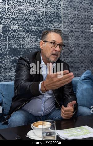 Interview with Heinz-Christian Strache on 10 April 2024 at the Park ...