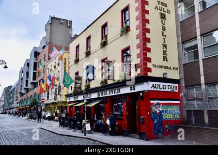 The Auld Dubliner in Temple Bar. Stock Photo