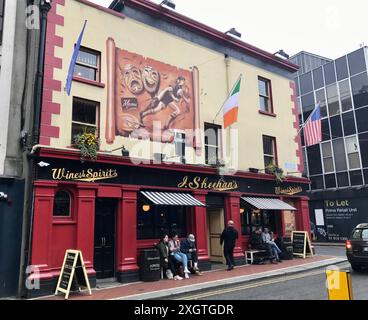 Sheehans Bar, Chatham St, Dublin. Stock Photo