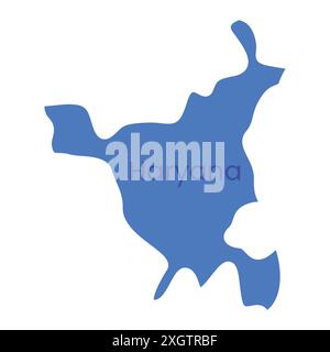 Haryana State Map Vector Icon. India Haryana Province State icon. Haryana Map Stock Vector