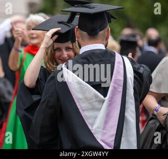 London, UK. 10th July, 2024. Royal Veterinary College graduation ceremony at the Central Hall Westminster London UK Credit: Ian Davidson/Alamy Live News Stock Photo