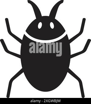 Termite icon, Black silhouettes termites, Termite insect icon Stock Vector
