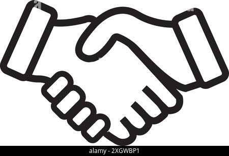 Hand shake, Business handshake, contract agreement, Hand Shake Business Stock Vector