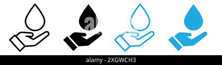 Dermatology tested icon logo sign vector outline in black and white color Stock Vector