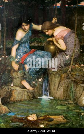 Nymphs Finding the Head of Orpheus (1900) by John William Waterhouse ...