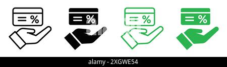 Loyalty program icon logo sign vector outline in black and white color Stock Vector