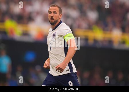 England's Harry Kane during a semifinal match between Netherland and England at the Euro 2024 soccer tournament in Dortmund at Signal Iduna Park, Germany, Wednesday, July 10, 2024.Sport - Soccer . (Photo by Fabio Ferrari/LaPresse) Credit: LaPresse/Alamy Live News Stock Photo