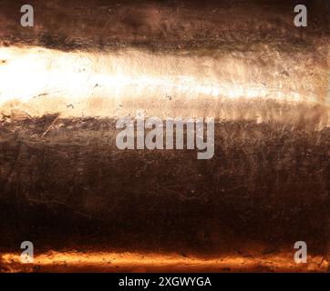 Copper plating texture background close-up Stock Photo