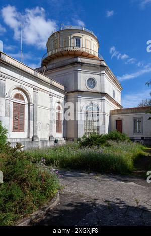 The Lisbon Astronomical Observatory (Observatório Astronómico de Lisboa) located in Tapada da Ajuda, in the parish of Alcântara, Lisbon, Portugal. Stock Photo