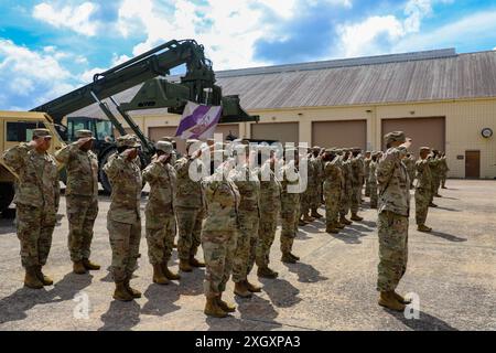 A Soldier from Alpha Company, 3rd Brigade Support Battalion, 1st ...
