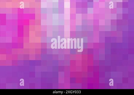 Background of multi-colored square pixels. Geometric shape square pixel, polygon cube. Background from cubes. Stock Photo