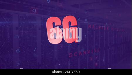 Image of numbers changing over statistics and data processing. New technology network communication and connection concept digitally generated image. Stock Photo