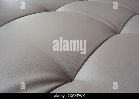 Close up of leather upholstery Stock Photo