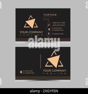 Premium creative modern business card template design, Stock Vector