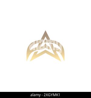 Letter A Logo Vector. AM Logo Design Template Stock Vector