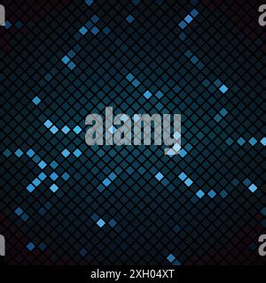 Abstract mosaic with blue background, stock vector Stock Vector