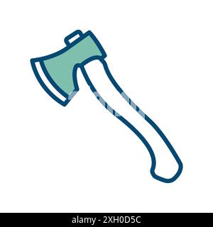 axe icon vector design template in white background Stock Vector