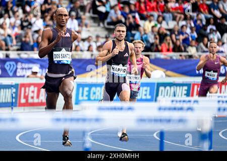 Wilfried Happio during the Meeting de Paris Wanda Diamond League 2024 athletics event on July 7, 2024 at Charlety stadium in Paris, France. Photo by Victor Joly/ABACAPRESS.COM Stock Photo