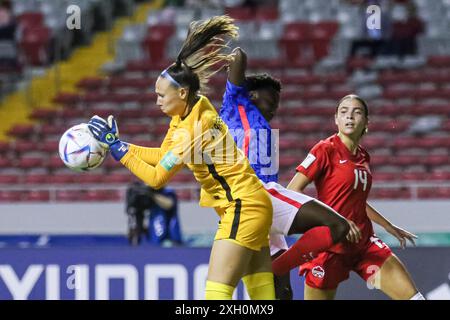 Goalkeeper Anna Karpenko of Canada during the FIFA U-20 Women's World Cup Costa Rica match France v Canada on August 14, 2022. (Photo by: Martín Fonse Stock Photo