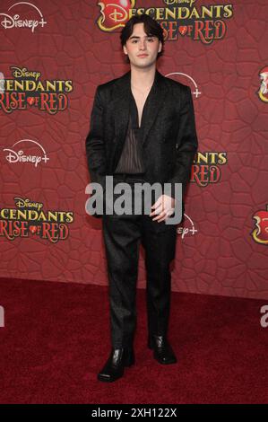 Burbank, Ca. 10th July, 2024. Joshua Colley at the Premiere Of Disney's 'Descendants: The Rise Of Red' on July 10, 2024 at Walt Disney Studios in Burbank, California. Credit: Faye Sadou/Media Punch/Alamy Live News Stock Photo